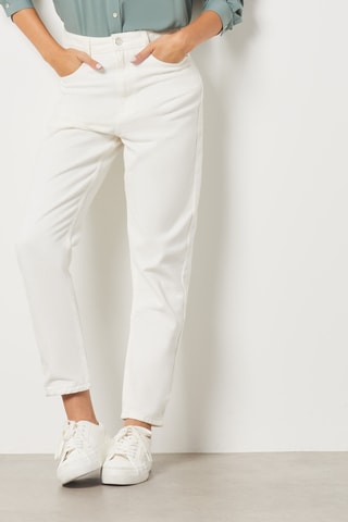 Jean taille haute Momi - Blanc