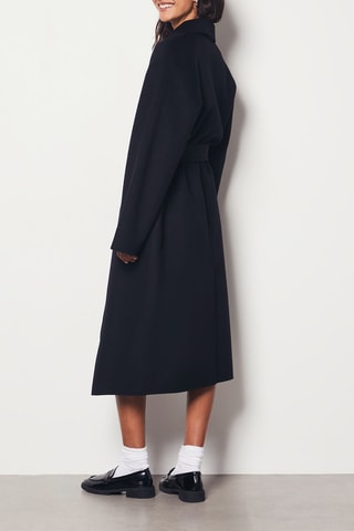 Manteau en laine Lawrence - Noir