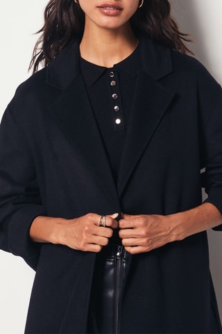 Manteau en laine Lawrence - Noir