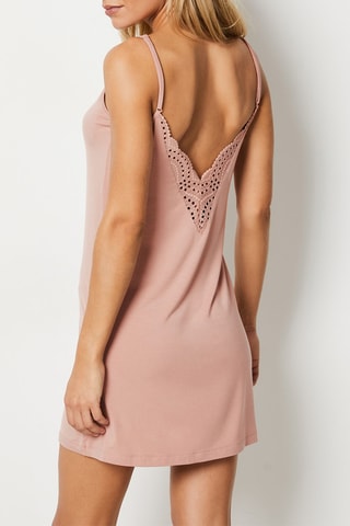 Chemise de nuit sans manches  - Josephine -  Rose