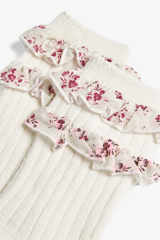 Chaussettes  - Woodland Escape -  Écru