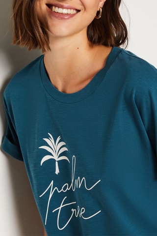 Chemise de nuit Sileas - Vert émeraude