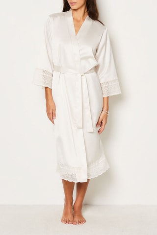 Déshabillé Idole Longue - Ecru