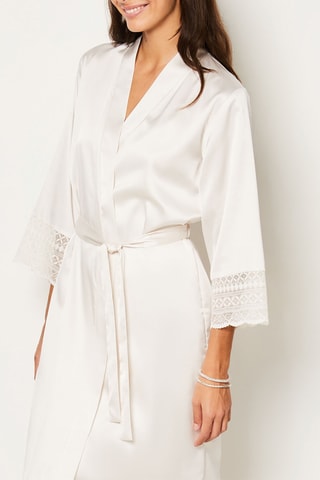 Déshabillé Idole Longue - Ecru