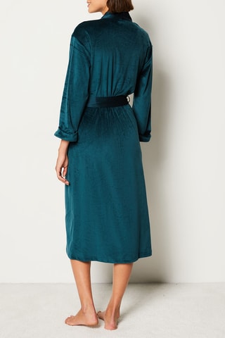 Déshabillé  - Warmy Chic -  Bleu canard