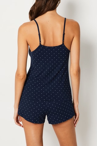 Caraco de pyjama   - Molly -  Bleu marine