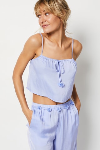 Top de pyjama sans manches  - Summer Time In The G -  Lilas