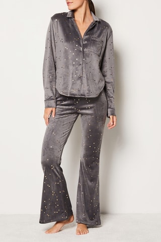 Chemise de pyjama  - Constellation -  Anthracite