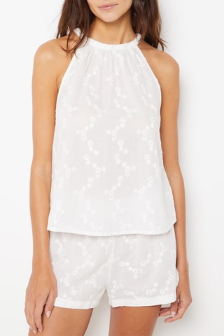 Top de pyjama - Blanc