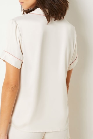 Chemise de pyjama Gia - Ecru