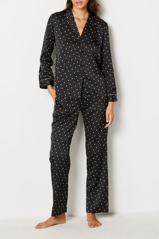 Chemise de pyjama  - Essentiels Chic -  Noir