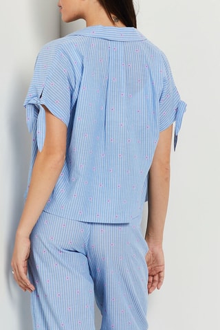 Chemise de pyjama Walk In Valensole - Bleu