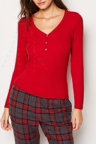 T-shirt de pyjama Geamie -  Rouge