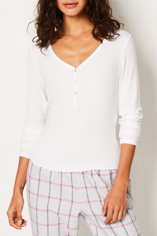 T-shirt de pyjama Geamie -  Ecru