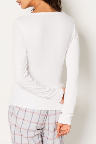 T-shirt de pyjama Geamie -  Ecru