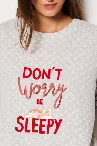 T-shirt de pyjama Gary -  Gris clair