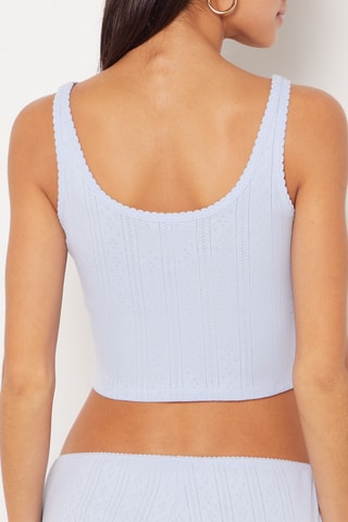 Crop top de pyjama Polly - Ciel