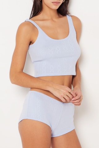 Crop top de pyjama Polly - Ciel