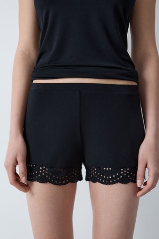 Short de pyjama Josephine - Noir