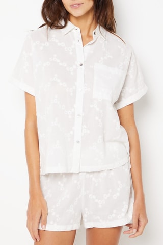 Short de pyjama Destiny - Blanc