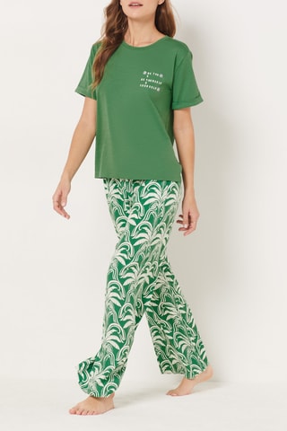 Pantalon de pyjama Vijay - Vert foncé