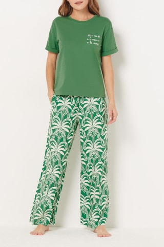 Pantalon de pyjama Vijay - Vert foncé