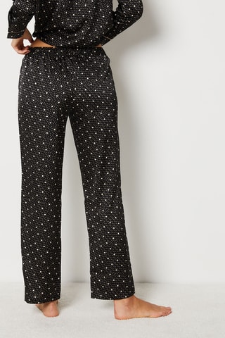Pantalon de pyjama Polka Chic - Noir et blanc