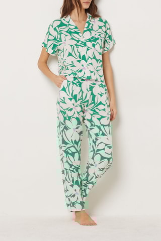 Pantalon de pyjama taille haute Vyns - Vert