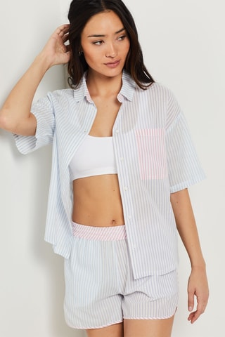 Short de pyjama Walk In Valensole - Écru