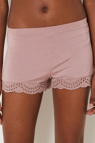 Short de pyjama  - Josephine -  Mauve