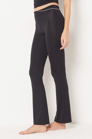 Pantalon de pyjama Glossy - Noir