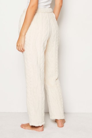 Pantalon de pyjama  - Warmy Casual -  Écru