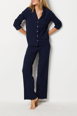 Pantalon de pyjama  - Coly -  Bleu marine