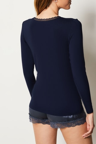 Top  - Warm Me Up -  Indigo