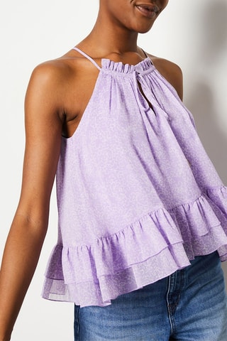 Top Celeste - Mauve chiné