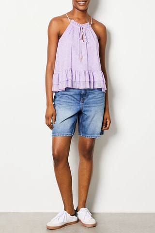 Top Celeste - Mauve chiné