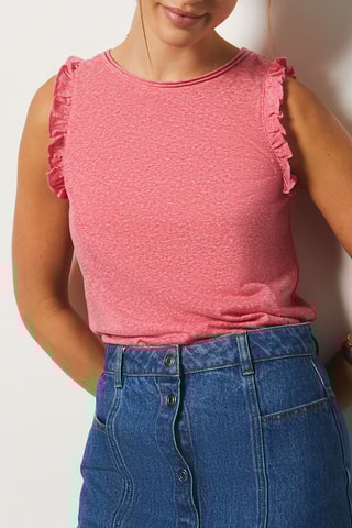 Top Floom - Rose chiné