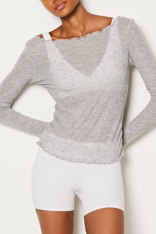 Top Lillo - Gris chiné