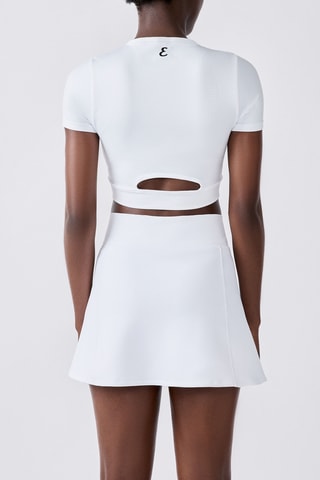 Crop top Eta - Blanc