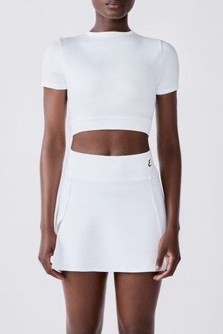 Crop top Eta - Blanc
