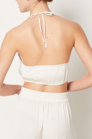 Crop top Cheet - Ecru