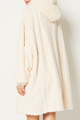 Robe sweat à capuche Maryme - Ecru