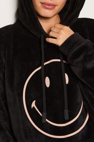 Robe sweat à capuche Alexander - Noir