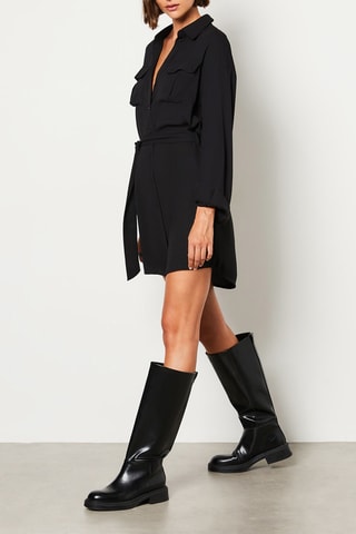 Robe chemise Link - Noir