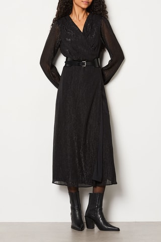 Robe portefeuille Mozarti - Noir