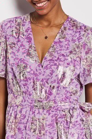 Robe portefeuille - Violet