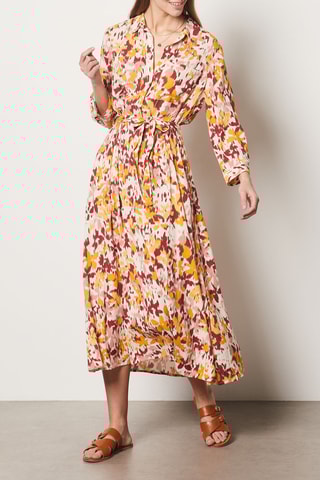 Robe midi - Multicolore