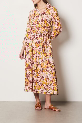 Robe midi - Multicolore