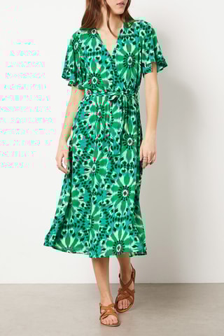 Robe midi - Vert
