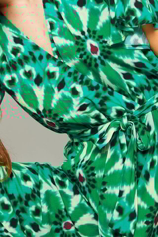 Robe midi - Vert